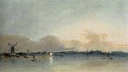Thomas Girtin The White House at Chelsea oil painting